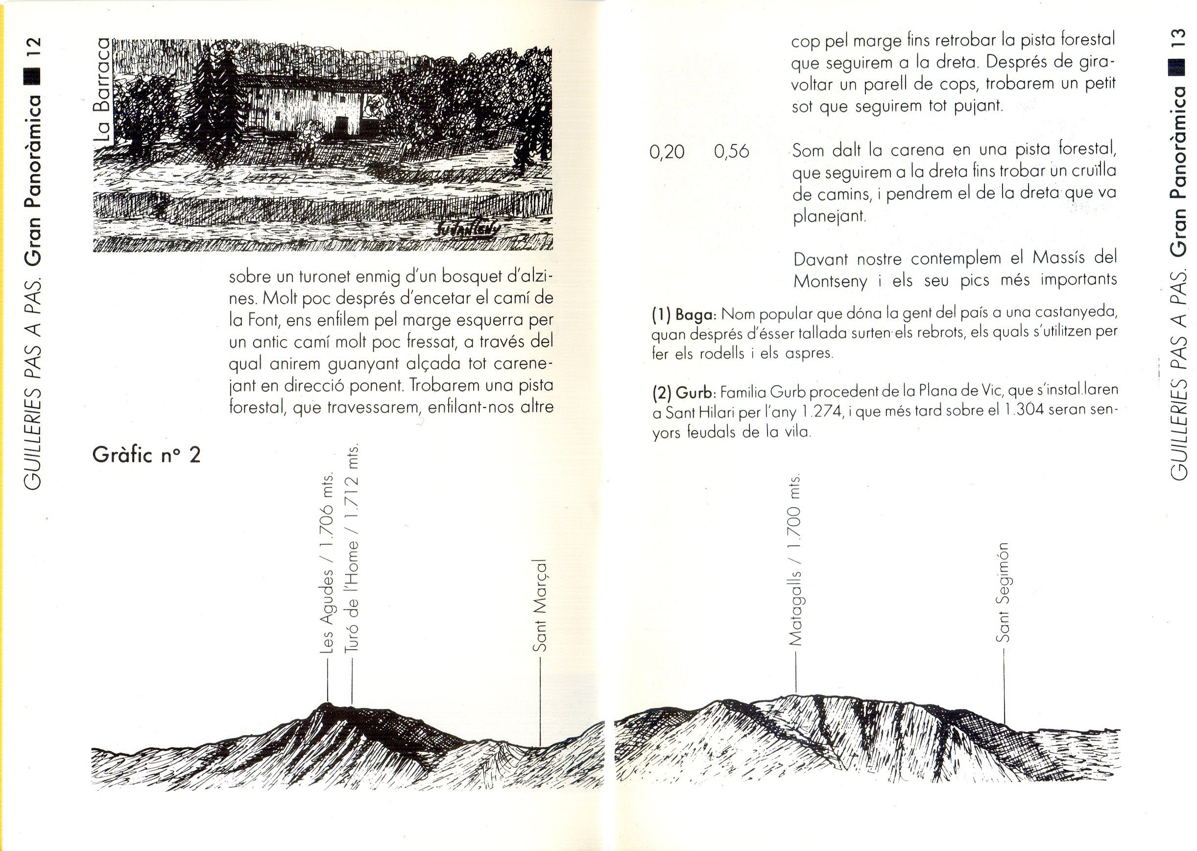 Gran Panoràmica. Guilleries Pas a Pas. Guia de passeig per la muntanya - Miniatura 2